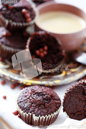 Image of chocolate muffins