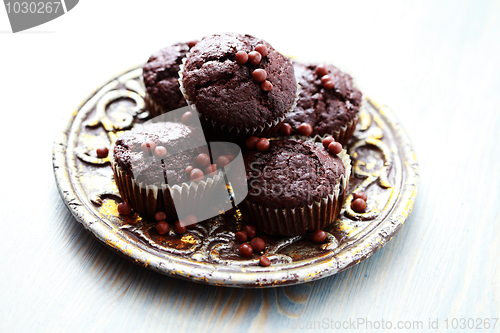 Image of chocolate muffins