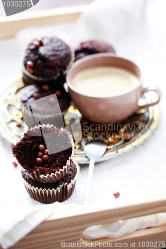 Image of chocolate muffins