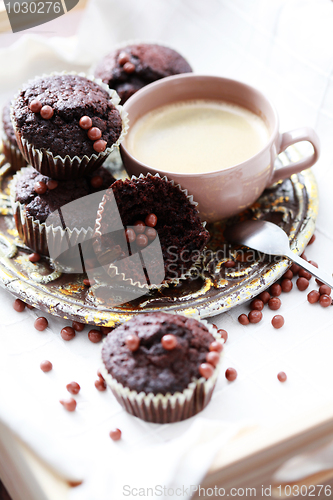 Image of chocolate muffins