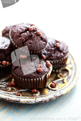 Image of chocolate muffins