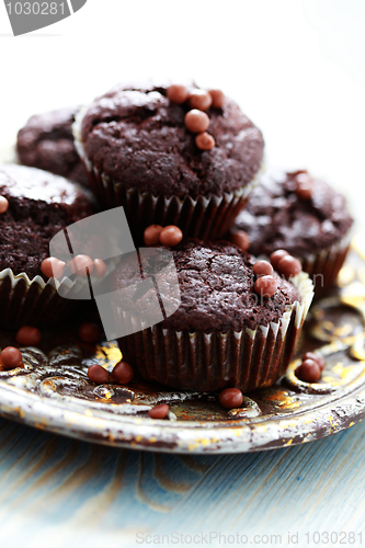 Image of chocolate muffins