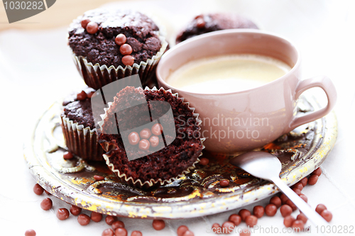 Image of chocolate muffins