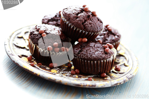 Image of chocolate muffins