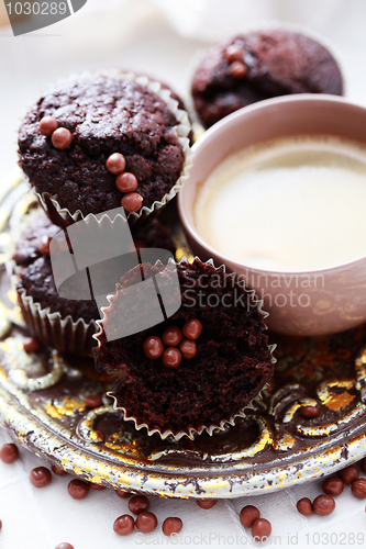 Image of chocolate muffins