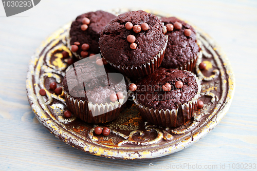 Image of chocolate muffins