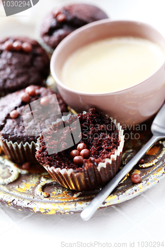 Image of chocolate muffins
