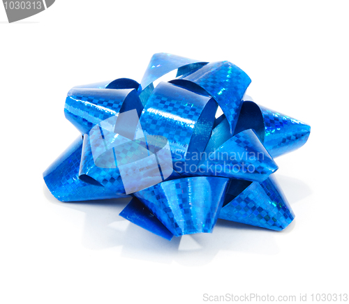 Image of Blue gift bow