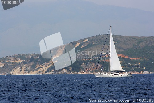 Image of Sailboat on cruise