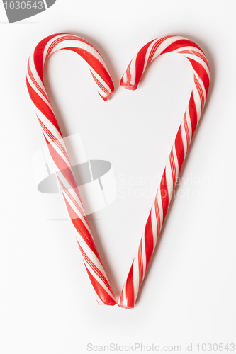 Image of red christmas candy