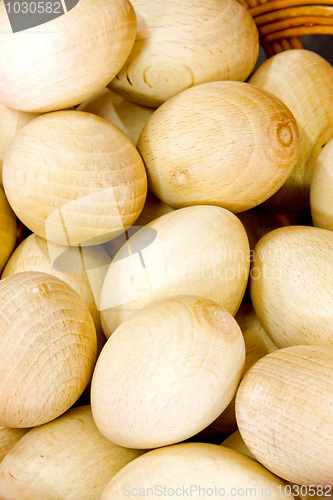 Image of Wooden eggs