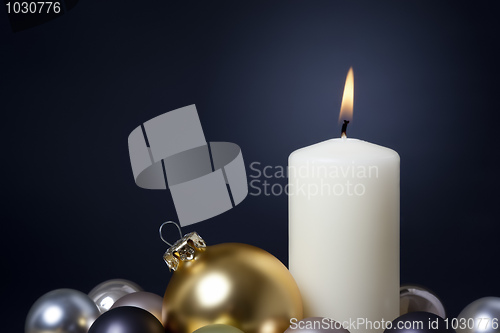 Image of christmas candle