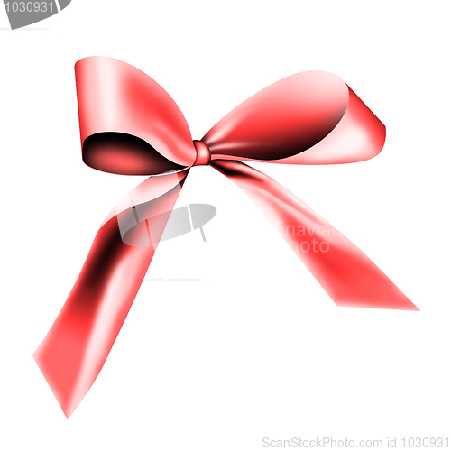 Image of Red ribbon for a gift