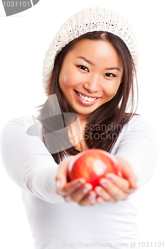 Image of Eating apple