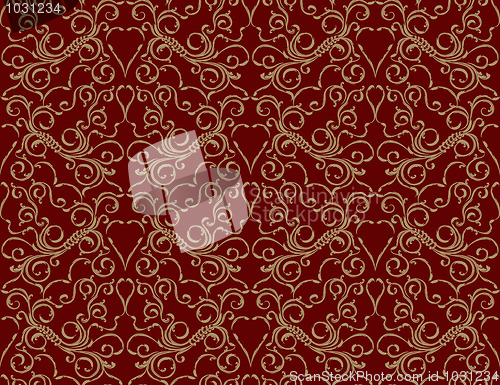 Image of Seamless floral ornament