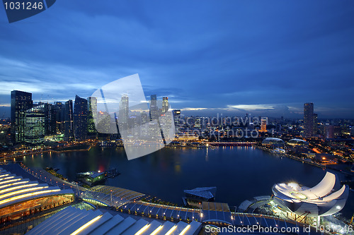 Image of Singapore skyline