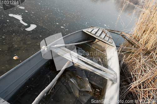 Image of Frozen boat