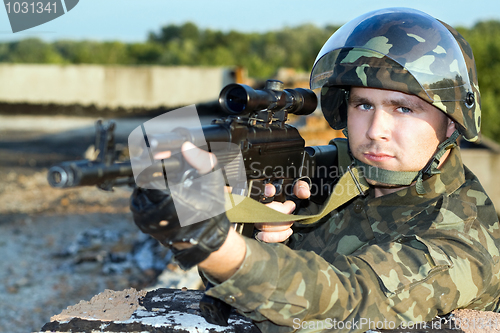 Image of Portrait of soldier