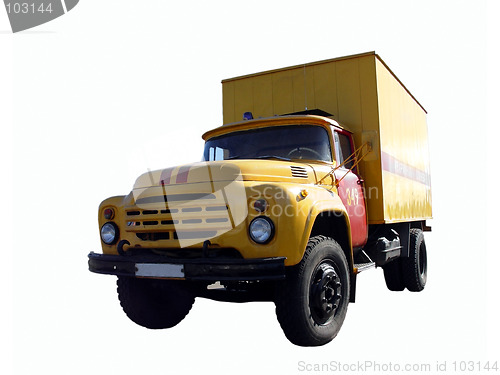 Image of Big truck isolated