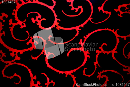 Image of chinese style background in black and red