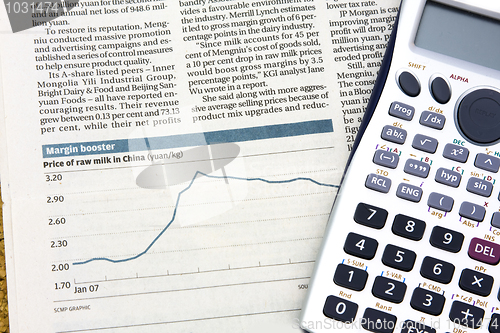 Image of Financial balance and stock market reports