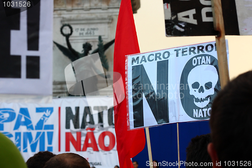 Image of Anti-NATO Protests in Lisbon