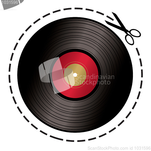 Image of cut out music token