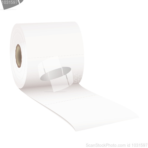 Image of Toilet rolled
