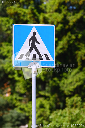 Image of Pedestrian crossing sign