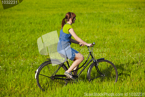 Image of Riding a bicycle