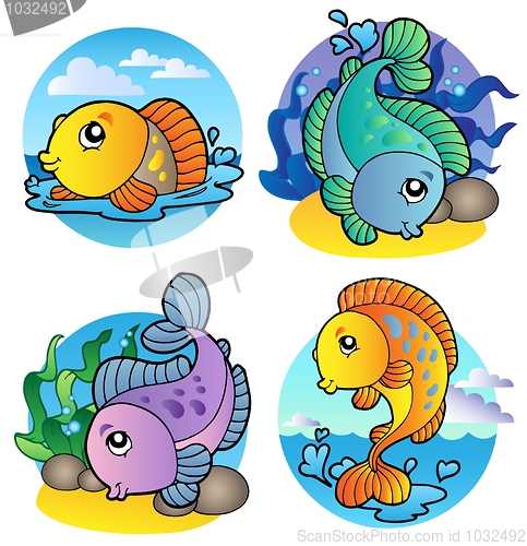Image of Various freshwater fishes 1