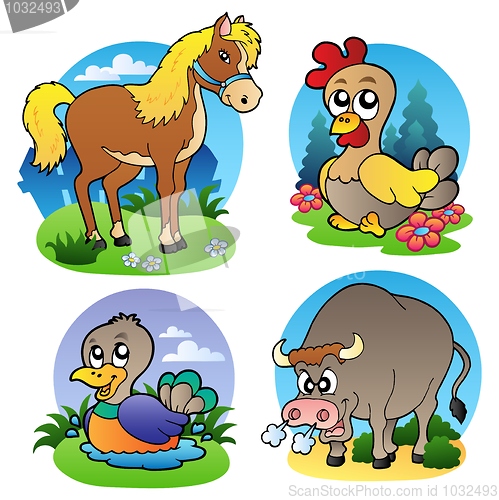 Image of Various farm animals 2