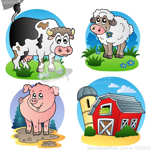 Image of Various farm animals 1
