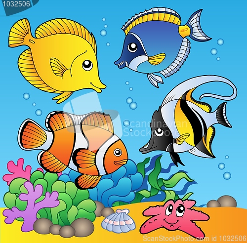 Image of Underwater animals and fishes 2