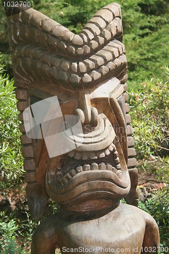 Image of Hawaiian Tiki Statue