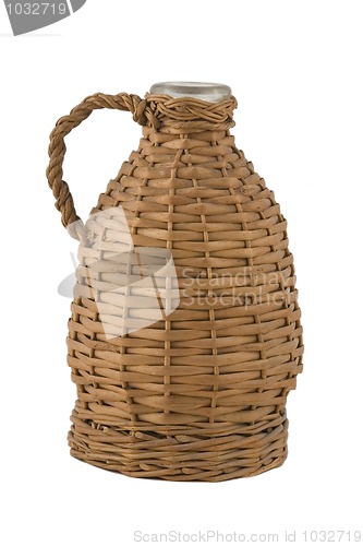 Image of ancient demijohn for wine