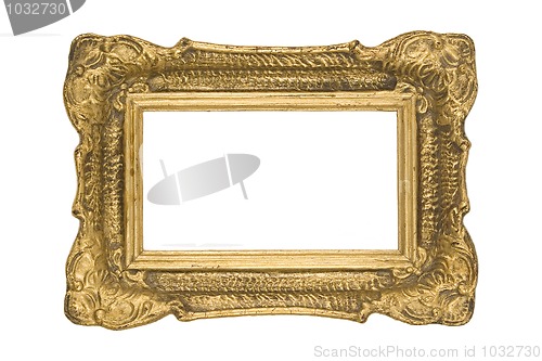 Image of vintage golden frame