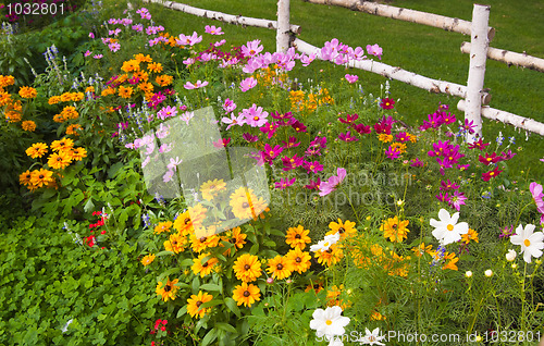 Image of Well-groomed spring garden