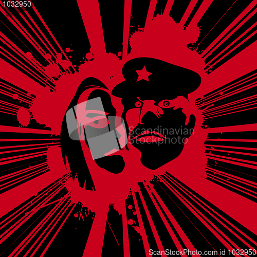 Image of Grunge poster art