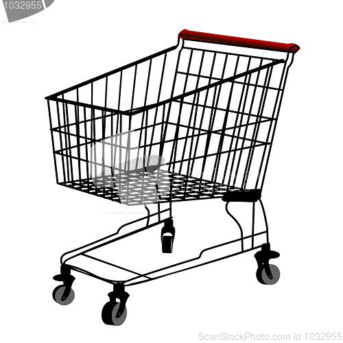 Image of Shopping trolley silhouette