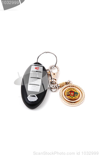 Image of Modern car keys.