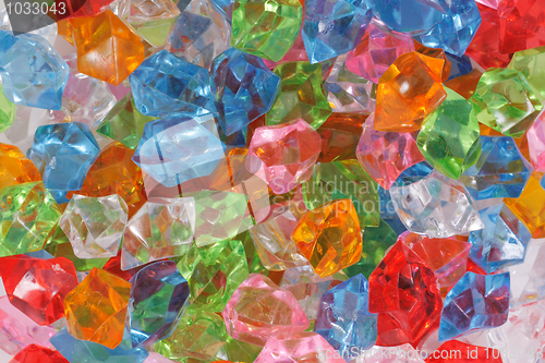 Image of plastic diamonds