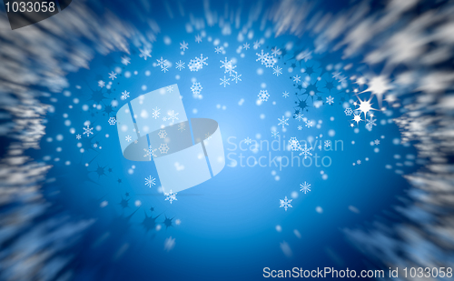 Image of blue christmas background