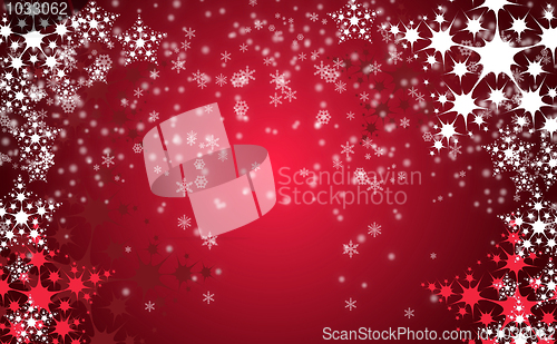 Image of red christmas background
