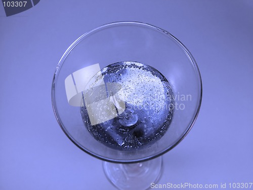 Image of Candle in a glass from the top