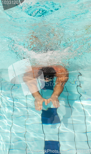 Image of Male swimmer