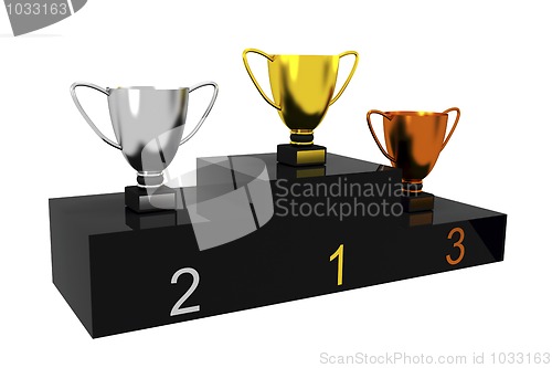 Image of Trophy cups