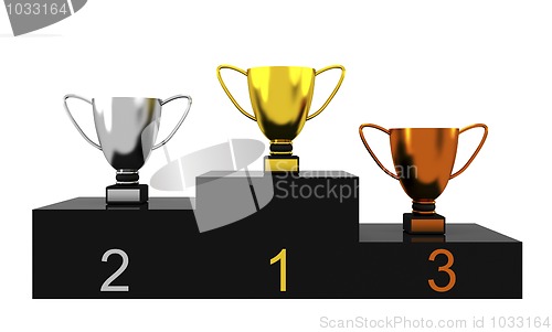 Image of Trophy cups