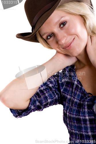 Image of pretty western woman