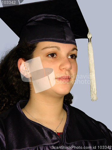 Image of Proud graduation girl